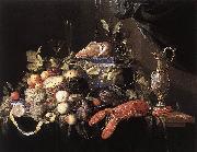 Jan Davidsz. de Heem Still-Life with Fruit and Lobster Norge oil painting reproduction